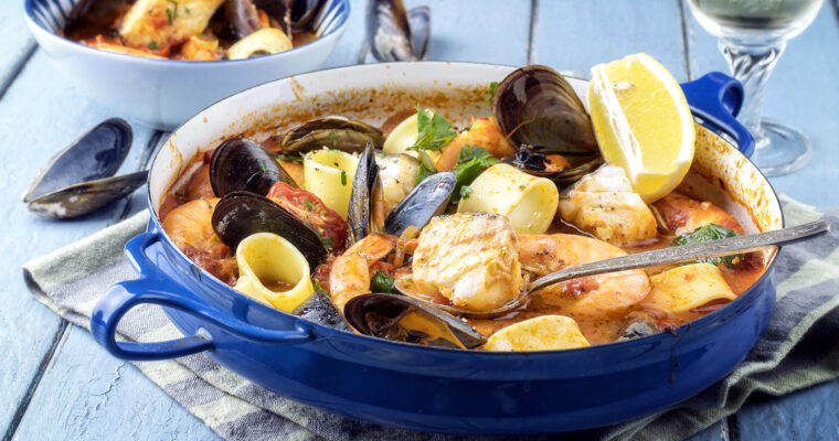 Zarzuela de marisco con olla GM