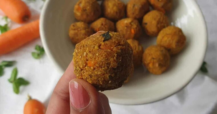 receta de Bolitas de zanahoria especiadas con thermomix