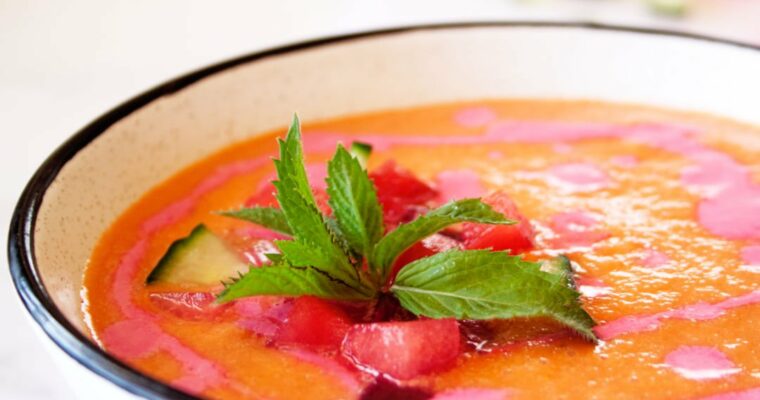 Gazpacho de Yogur con monsieur cuisine