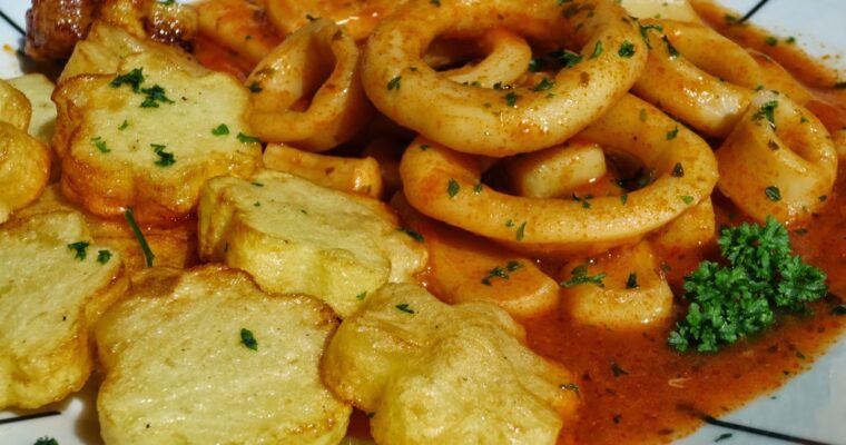 Calamares en salsa americana con MAMBO