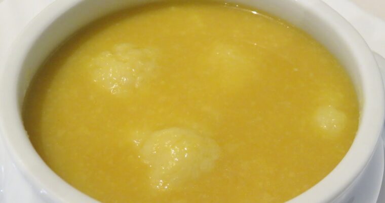 Crema de Coliflor al Azafrán con monsieur cuisine