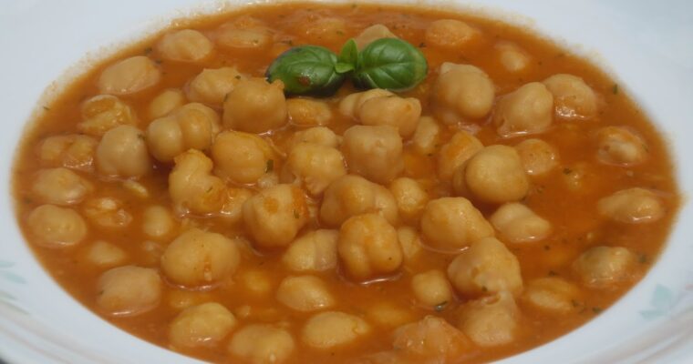 Garbanzos a la cerveza con olla GM