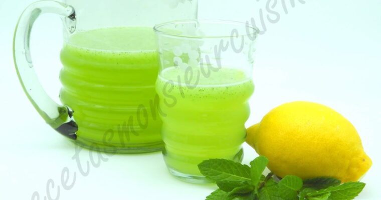 Limonada con Hierbabuena con monsieur cuisine