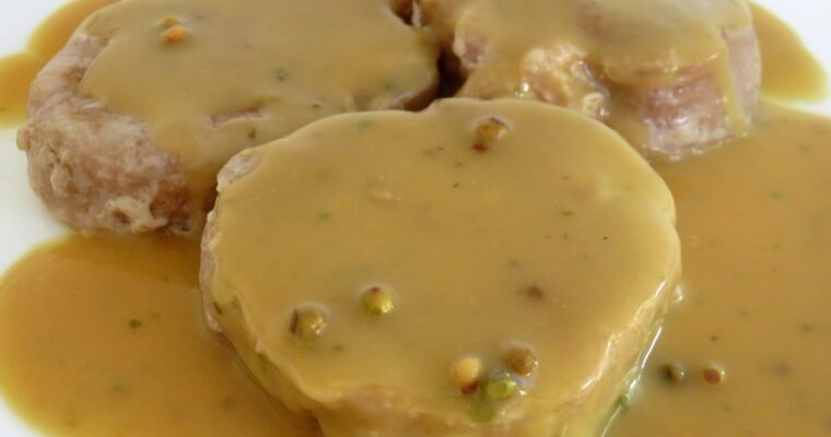 Medallones de Solomillo a la Pimienta con monsieur cuisine