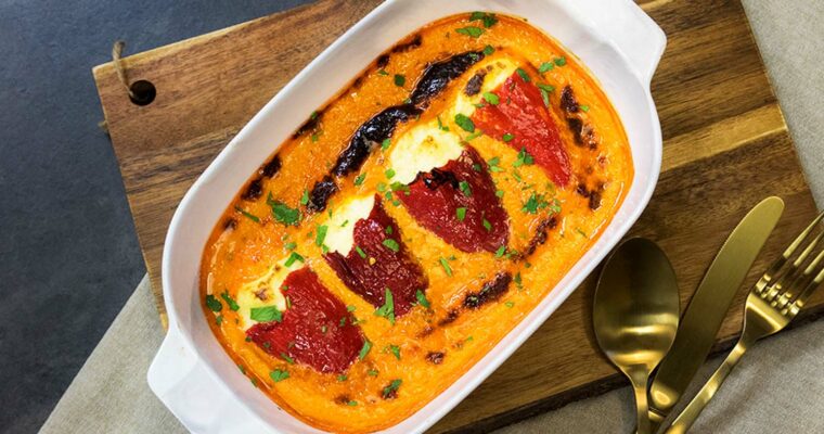 Mousse de bacalao y pimientos con MAMBO