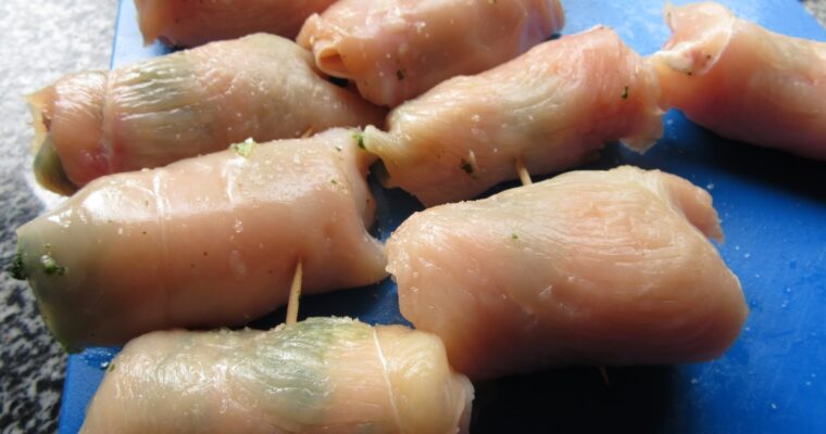 Pollo relleno de queso con olla GM