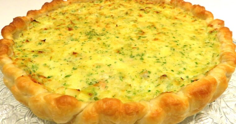 Quiche de Puerros y Salmón con monsieur cuisine