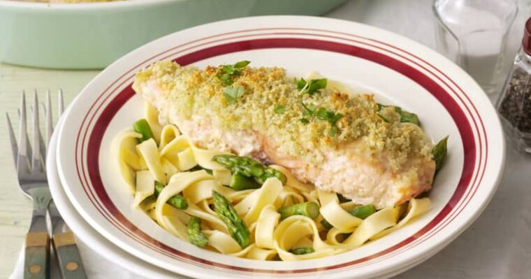 receta de Salmón con costra con thermomix