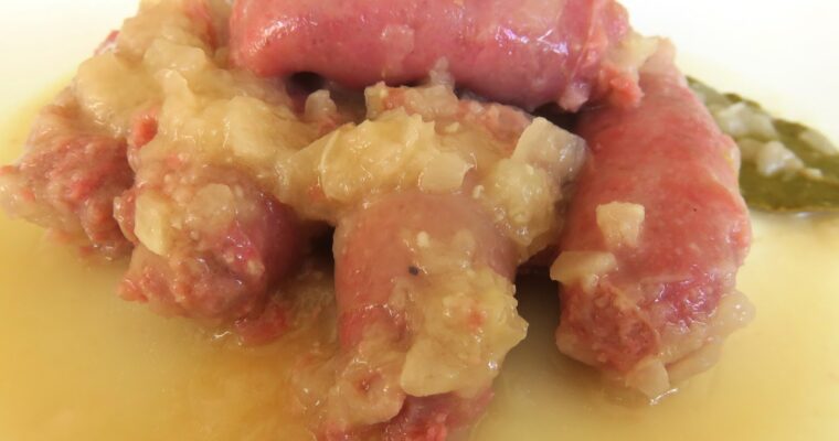 Salchichas al Vino con monsieur cuisine