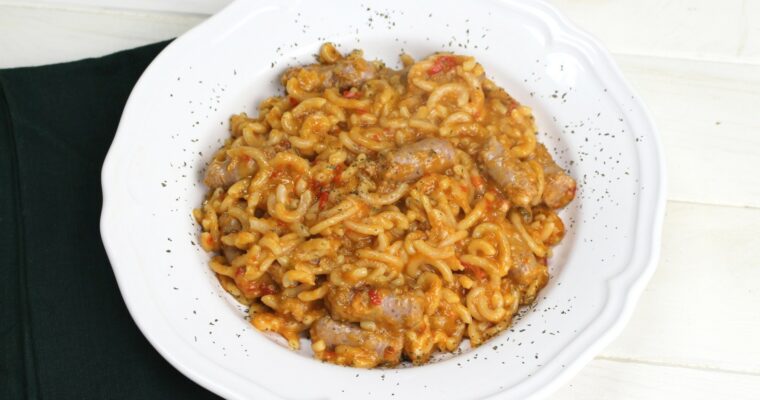 Salchichas bravas con MAMBO