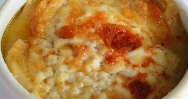 Sopa de Cebolla Gratinada con monsieur cuisine