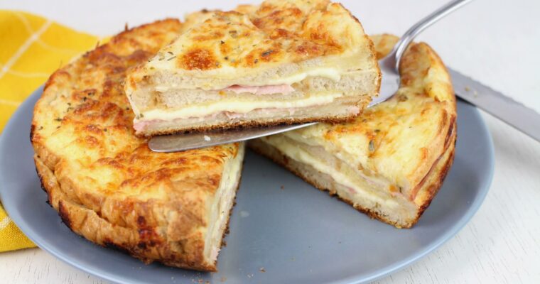 SUPERSANWHICH DE JAMÓN Y QUESO con olla GM