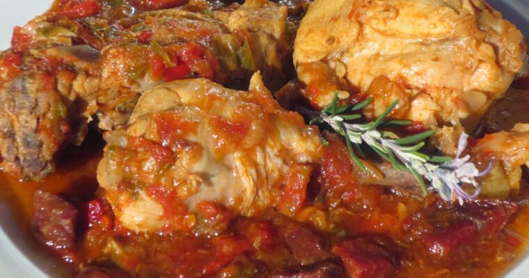 Albóndigas de pollo al chilindrón con olla GM