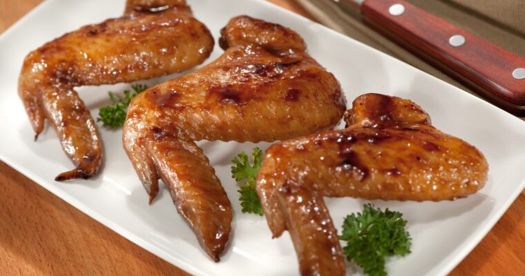 Alitas de Pollo con salsa de Soja