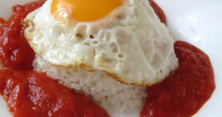 Arroz con Tomate y Huevo con monsieur cuisine