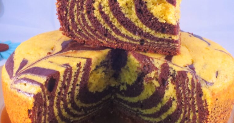 Bizcocho cebra con olla GM