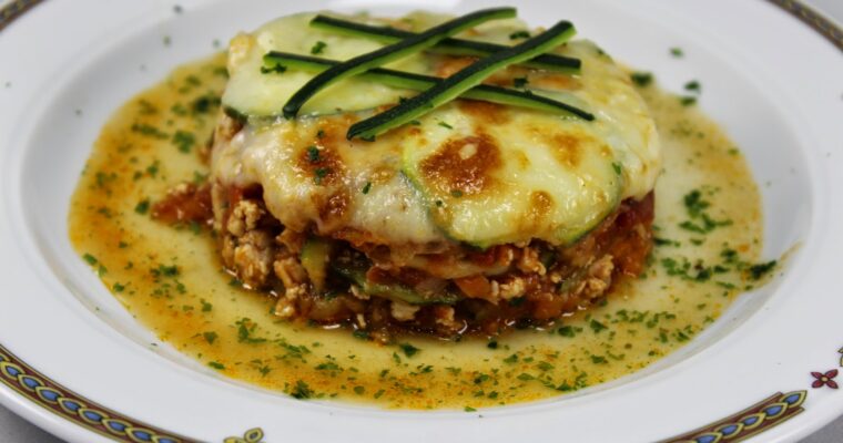 Calabacines de pollo al pomodoro con olla GM