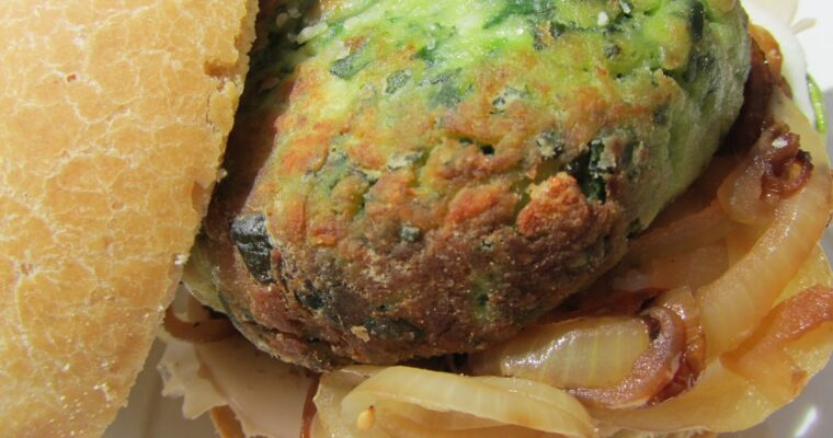 Hamburguesa de Pollo con Espinacas con MAMBO