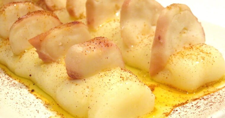 Parmentier de Pulpo a la Gallega con monsieur cuisine
