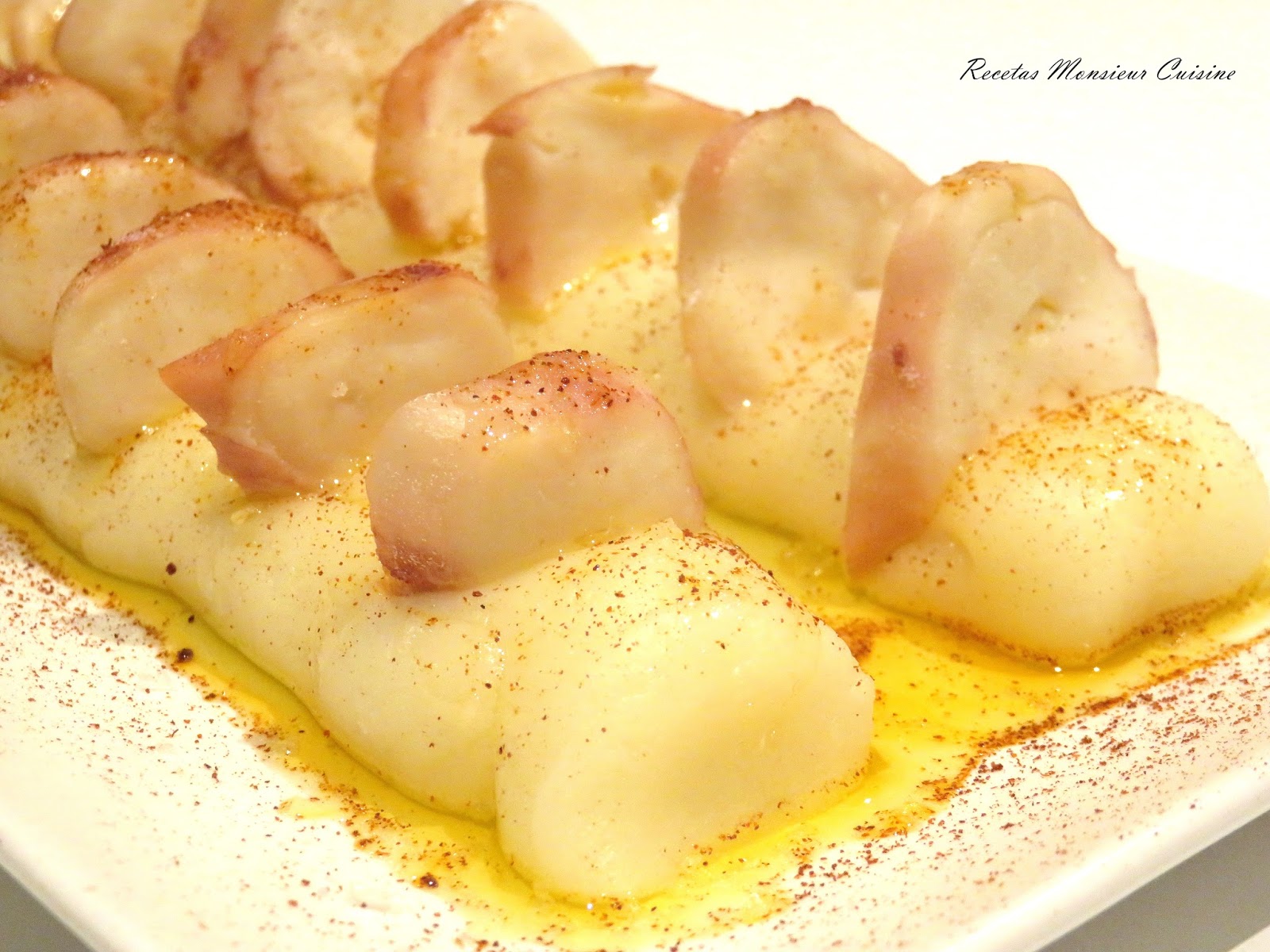 Parmentier de Pulpo a la Gallega con monsieur cuisine