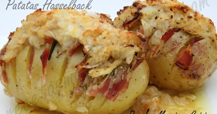 Patatas Hasselback con monsieur cuisine