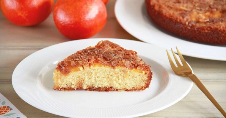 receta de Bizcocho de naranja sanguina con thermomix