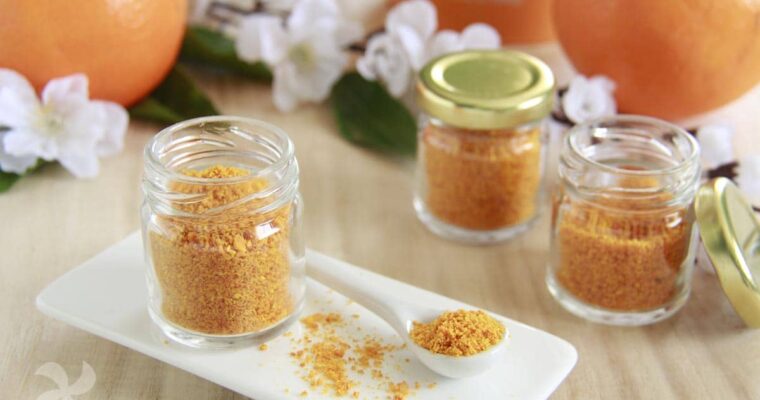 receta de Piel de naranja en polvo con thermomix
