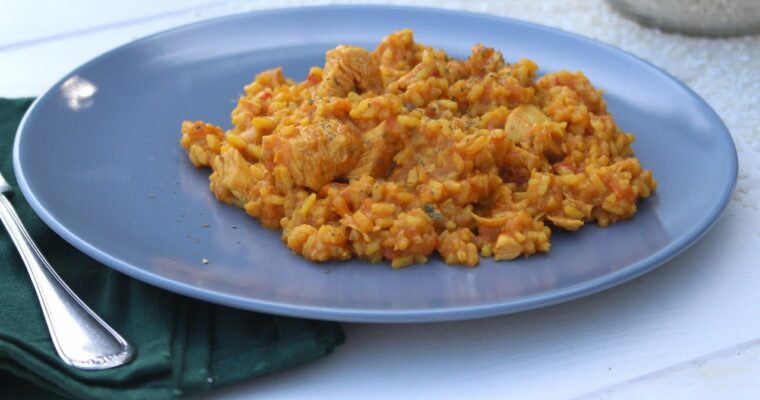 Arroz Caldoso de Pollo con MAMBO