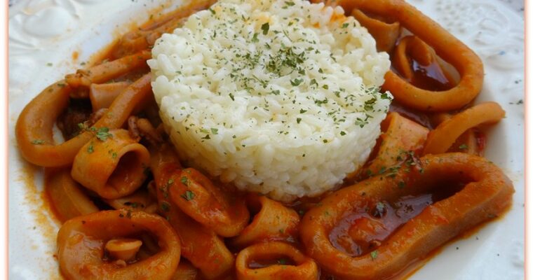 Calamares en salsa verde con olla GM