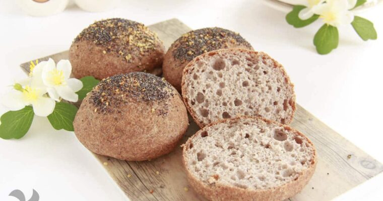 receta de Molletes de trigo sarraceno con thermomix