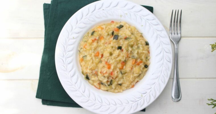 Risotto de calabacin con MAMBO