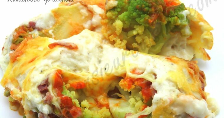 Romanesco Gratinada con monsieur cuisine