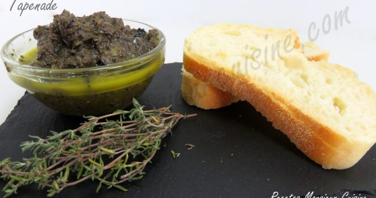 Tapenade Provenzal con monsieur cuisine