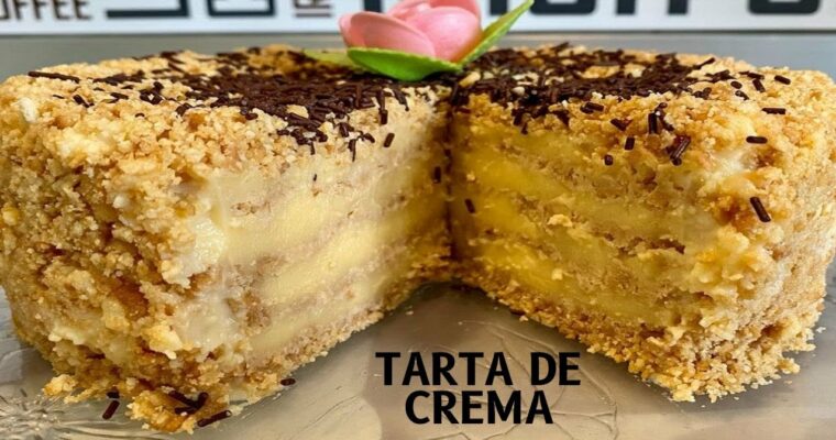 Tarta de crema de galletas y caramelo con MAMBO