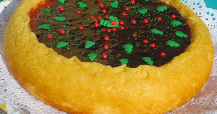 Tarta de queso y pan de molde con olla GM