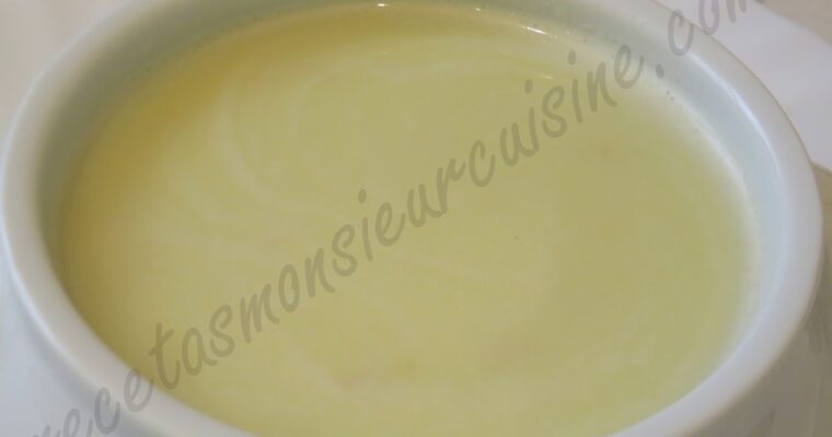 Consomé de Patata con Jamón con monsieur cuisine