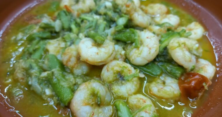 Esparragos trigueros en salsa con MAMBO