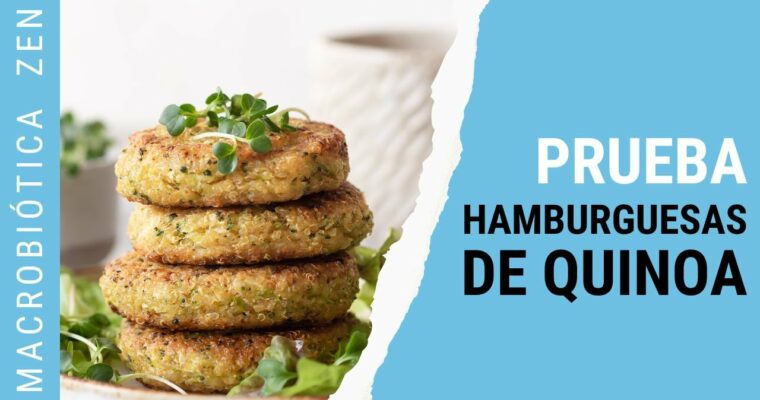 Hamburguesas de Pollo con Quinoa y Chía con monsieur cuisine