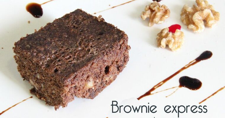 receta de Brownie de chocolate express con thermomix