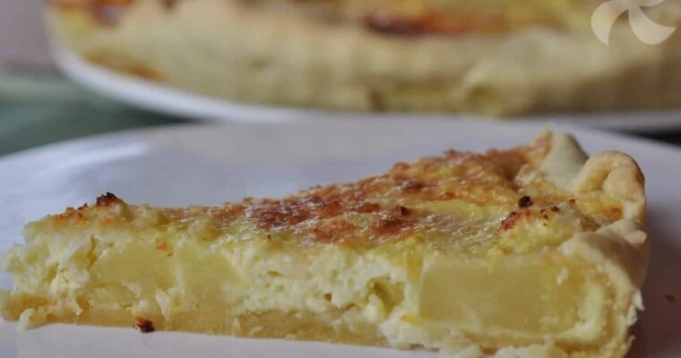 receta de Quiche de patatas y cebolla con thermomix