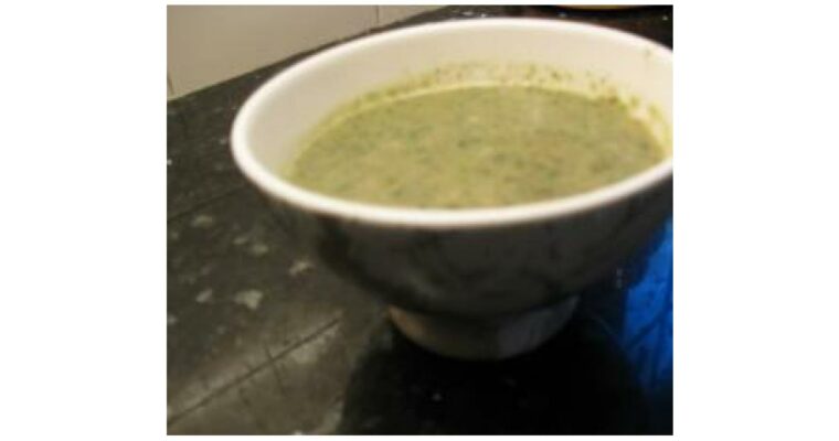 receta de Sopa ligera de rúcula con thermomix