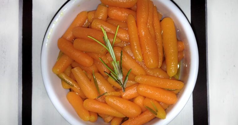 receta de Zanahorias baby al romero con thermomix