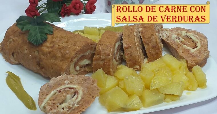 Rollo de Carne con monsieur cuisine
