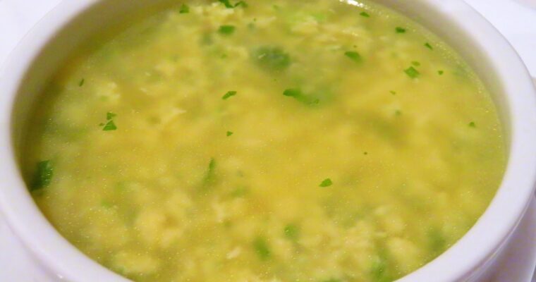 Sopa Stracciella con monsieur cuisine