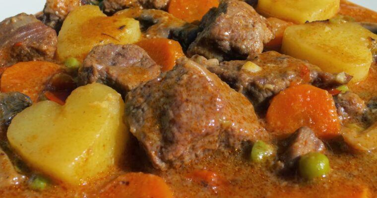 Ternera guisada a la jardinera con olla GM