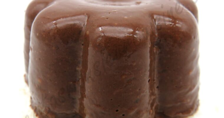 Flan de Caqui y Cacao con monsieur cuisine