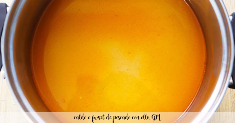 Fumet de pescado con olla GM
