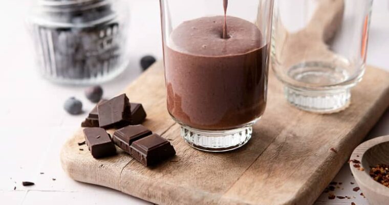 receta de Batido de chocolate caliente con thermomix