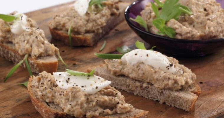 receta de Paté de berenjena y champiñón con thermomix