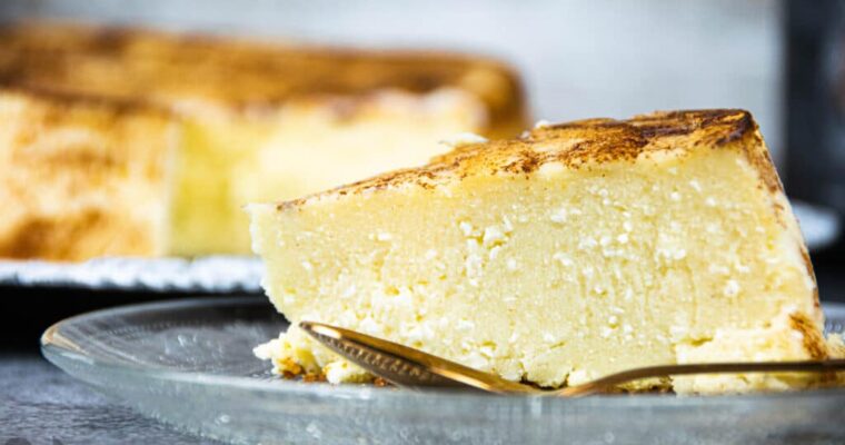 receta de Quesada de nata con yogur con thermomix